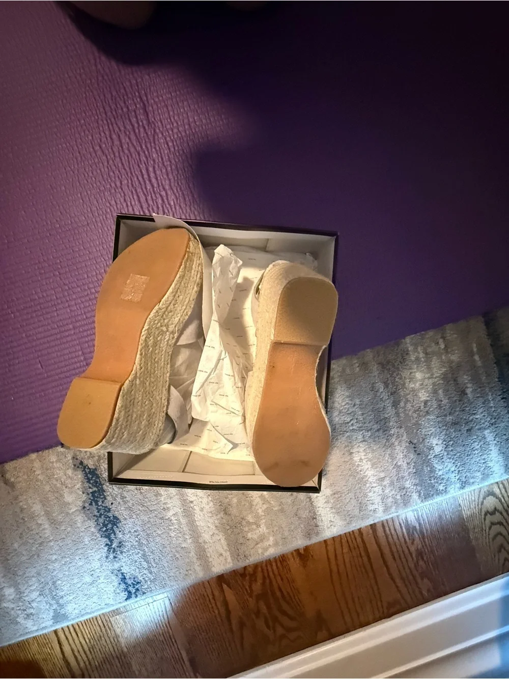 Dolce Vita Grey Suede Platform Sandals with Ankle Strap